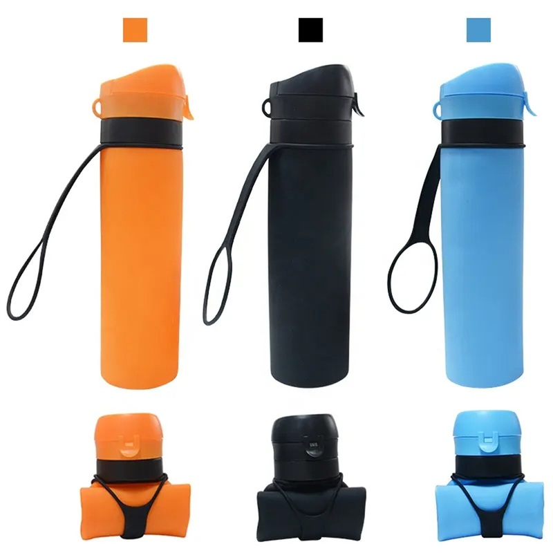 Reusable Travel Folding Bottle Portable Collapsible Silicone Sports Water Bottle – Retractable Water Bottle and Drinking Water Bottle price