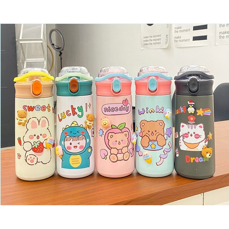 Yellow Vacuum 500ml Best Stainless Steel One with Lid Mug Thermoses Cup of Tea Tumbler Price Travel 2023 Thermoses Cup – Water Bottle Kids and Kawaii Water Bottle price