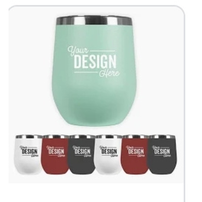 12 Oz Powder Coated Egg Shaped Student Unbreakable Reusable Wine Tumblers Cups with Sliding Lid – Bottle and Sports Water Bottle price