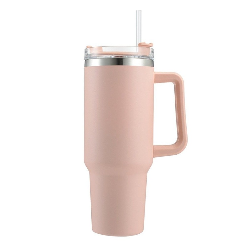 40oz Insulated Mug Stainless Steel Tumbler with Handle and Straw Lid – Stainless Steel Tumbler and Tumbler 40oz price