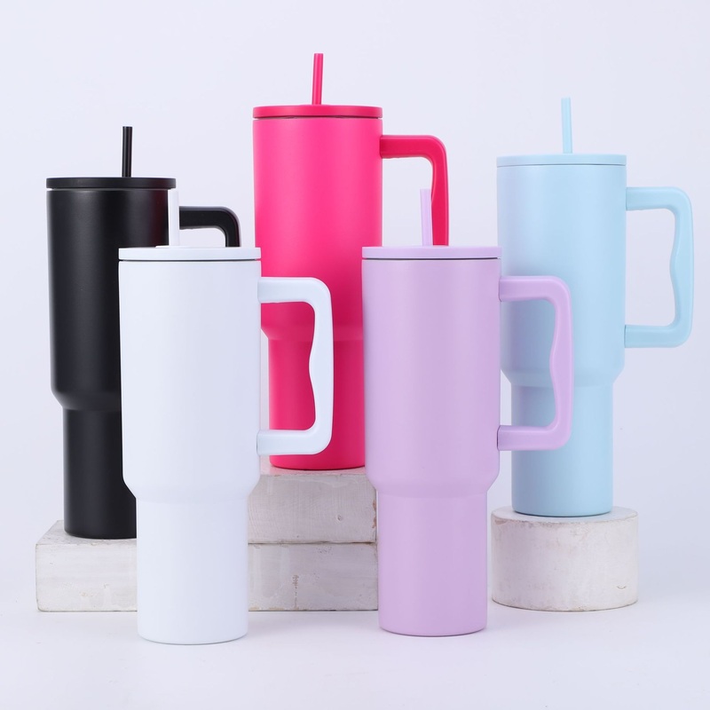 40oz Large Capacity Stainless Steel Insulated Cup with Handle and Straw – Insulated Cup and Stainless Steel Cup price