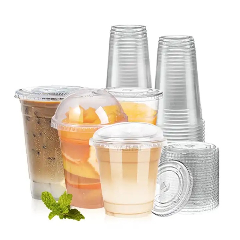 500/700ml Wholesale Disposable Pet Custom Logo Printed Plastic Cup – Unique Printed Cup and Transparent Coffee Cup price