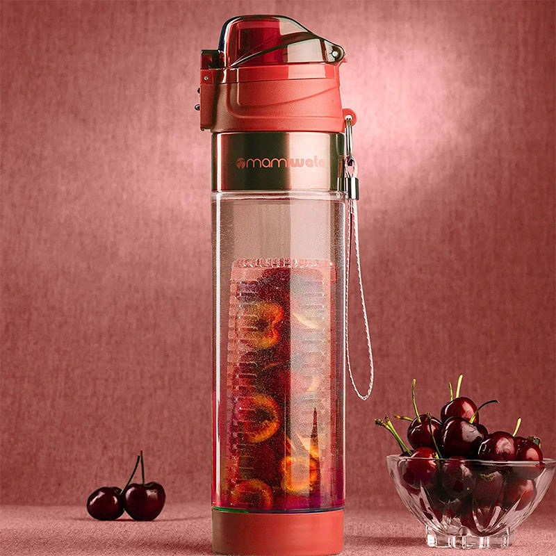 700 Ml Minimalist Clear Portable High Appearance Level Anti-Side Leakage High Texture Plastic Water Bottle with Handle – 700 Ml Minimalist Clear Water Bottle and Juice Fruit Water Bottle price