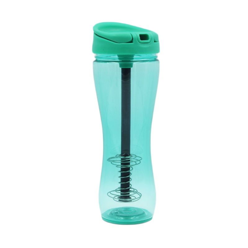 700ml new design plastic shaker water bottle with unique blender and straw – protein shaker bottle and plastic shaker bottle price