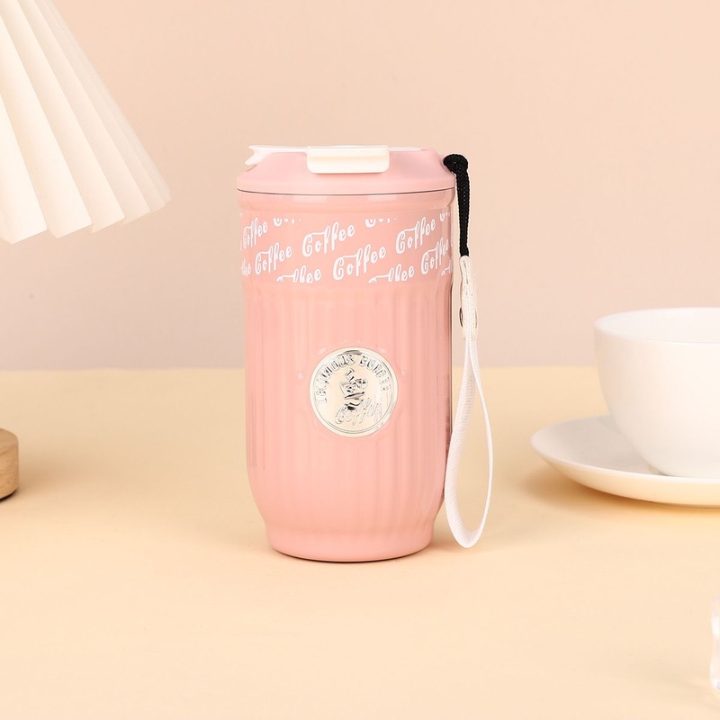 Double Layer Vacuum Stainless Steel Insulated Cup with Rope – Vacuum Flask and Vacuum Cup price