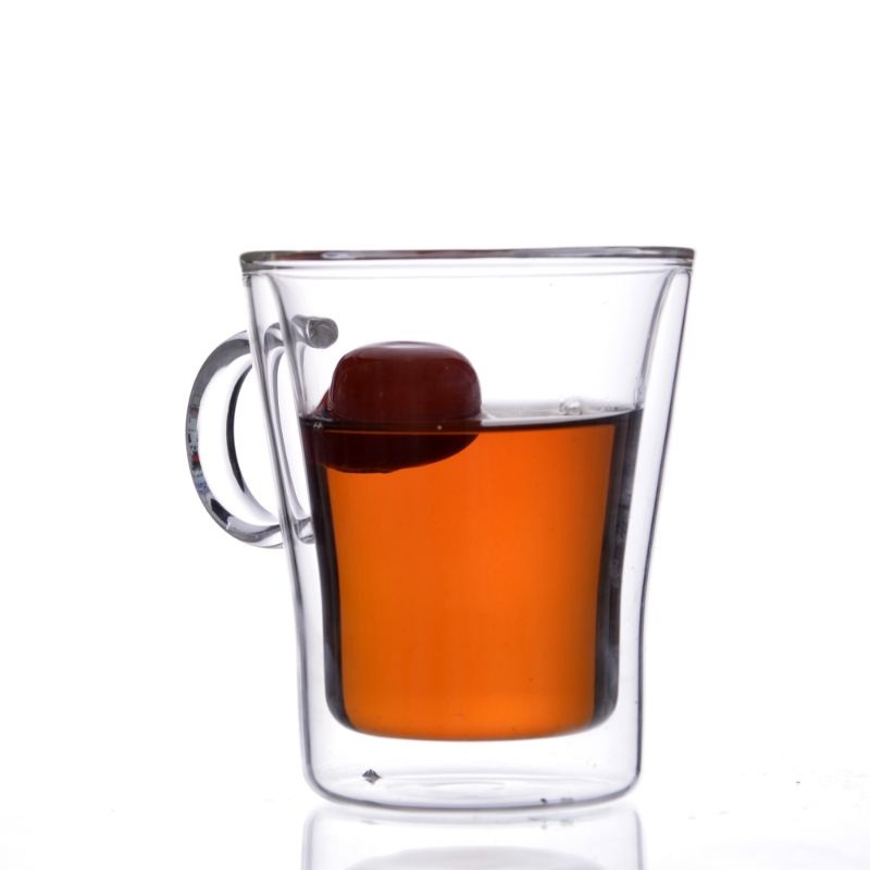 Double Wall Borosilicate Glass Coffee/Tea Cup with Handle – Glass Wine Cup and Red Wine Cup price