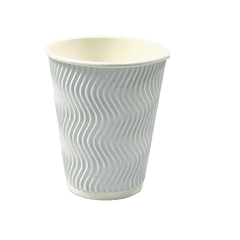 Eco Friendly Custom Printed Ripple Wall Cup Disposable Paper Coffee Cups with Lids – Disposable Paper Cup and Custom Printed Paper Cup price
