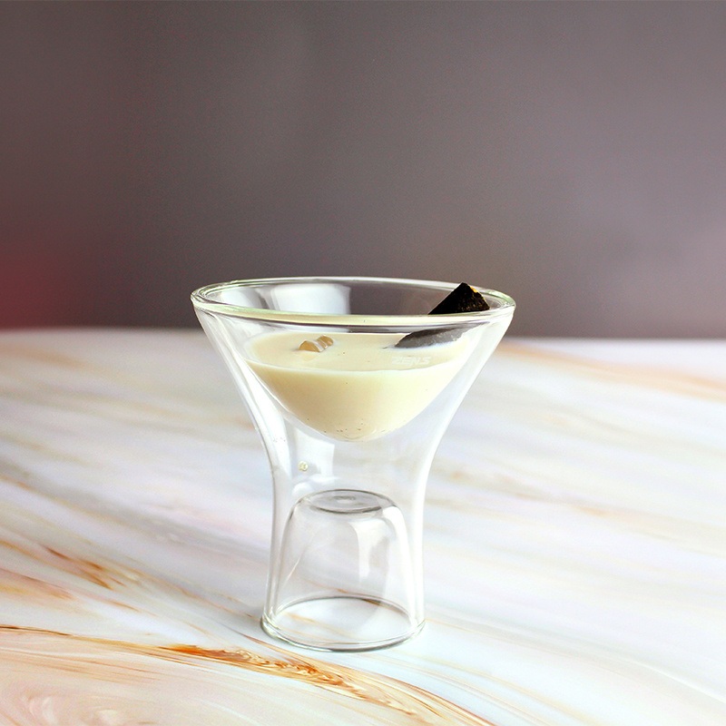 Insulated Trendy Double Walled Glass Martini Cup – Martini Cup and Trendy Glass Cup price