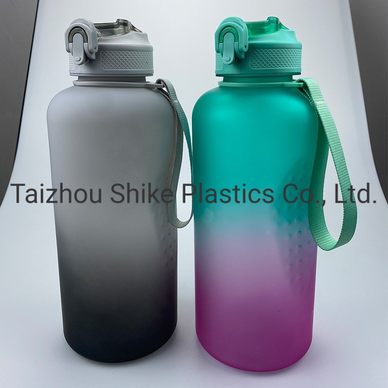 Leakproof BPA Free Tritan PETG Colorful Large Half Gallon Motivational Water Bottle – Water Bottle and Travel Bottle price