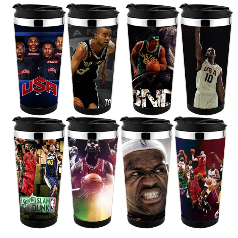 NBA Stars Water Mug for Sport Cup Tumbler Mug – Stainless Steel Mug and Picture Mug price