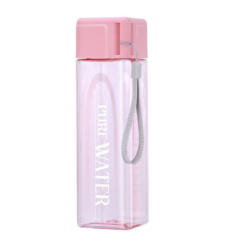 Square Shaped Water Plastic Bottle Reusable Ci16990 – Kids Water Bottle and Travel Water Bottle price