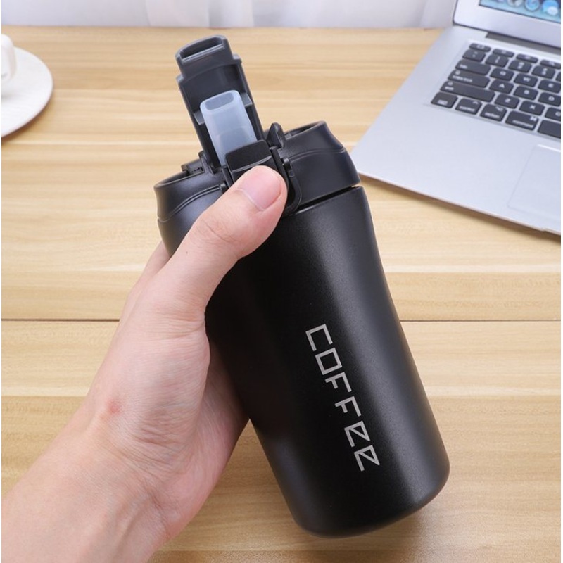 Wholesale BPA Free Double Walled Insulated 18/8 Stainless Steel Vacuum Flask Sport Water Bottle with Straw Easy Carry – Mug and Custom Mug price