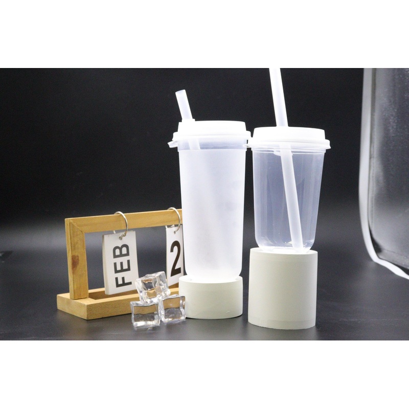 Wholesale Pet Disposable Boba Tea Tumbler Cup with Logo Customization 480ml Smoothie Cups – Plastic Cup and Coffee Cup price