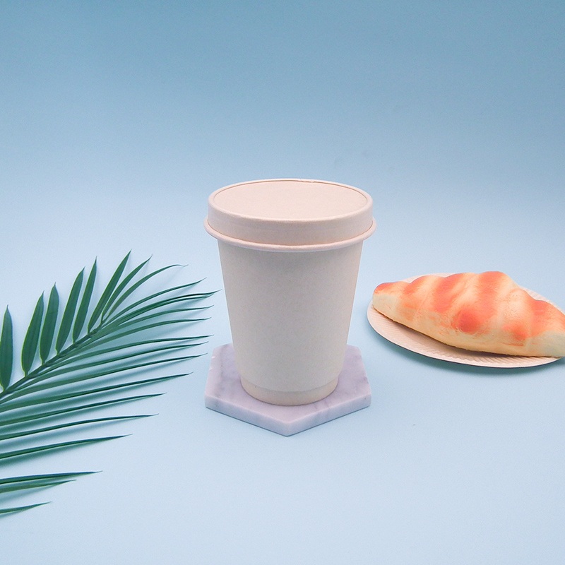 Wm608 PLA Coated OEM Custom Coffee Cups Paper Biodegradable Logo Printed Single/Double Wall Black 8oz 12oz 16oz 20oz Beverage Paper Cup – Hot Cup and Coffee Cup price