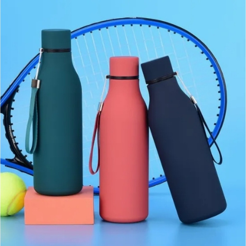 18oz Teather 304 Stainless Steel Flask Thermo Water Bottle Tumbler Cups with Leakproof Lid – Sport Bottle and Stainless Steel Flask price