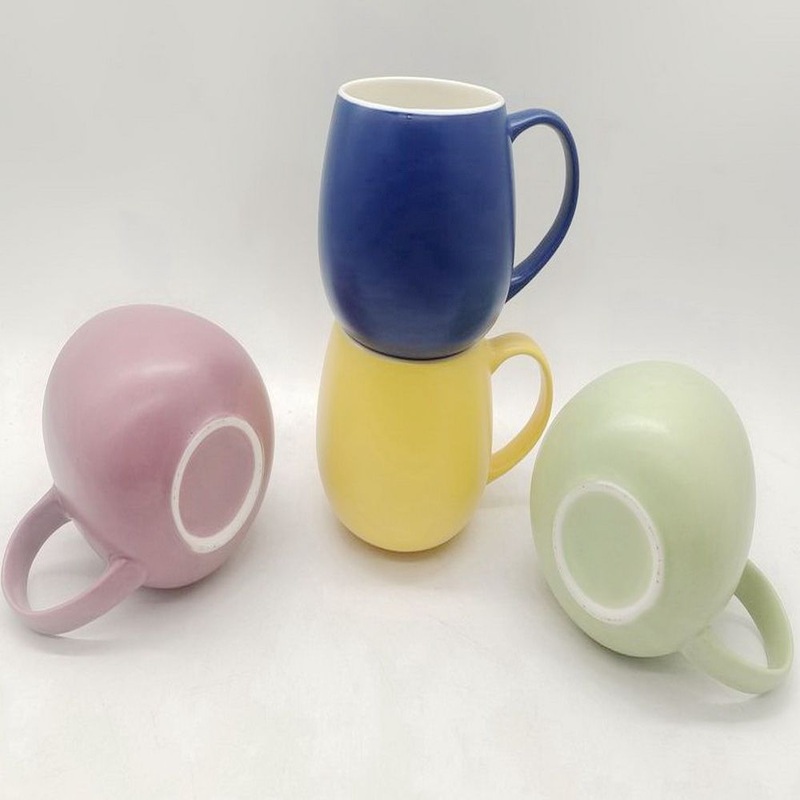 Classic Vertical Striped Tea Mug Matte Glaze 12oz Elegant Holiday Coffee Mug Ceramic for Gift – coffee Mug and Mug Printing Machine price