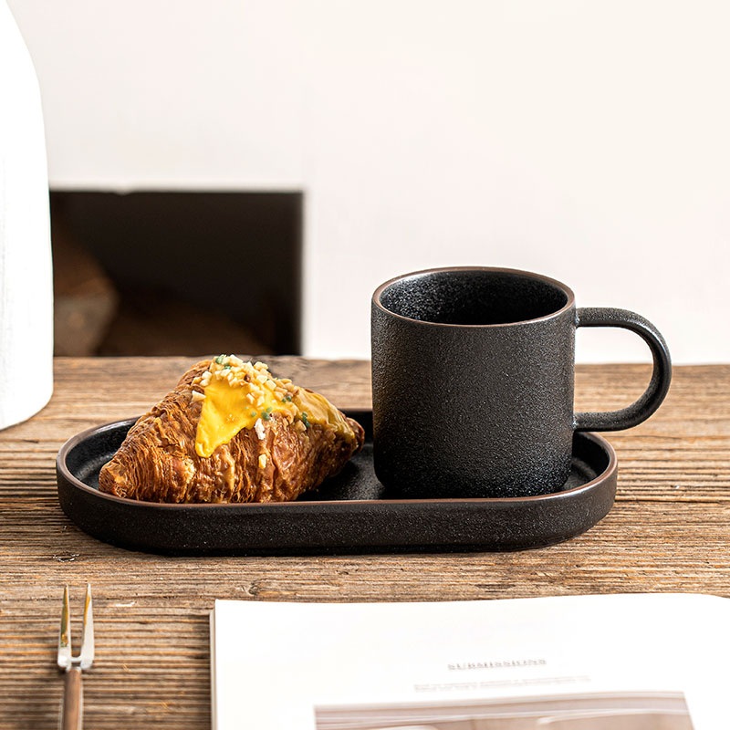 Nordic Ceramic Cup and Saucer Office Coffee Mug Afternoon Tea Cup Set – Afternoon Tea Cup Set and Coffee Mug with Saucer price