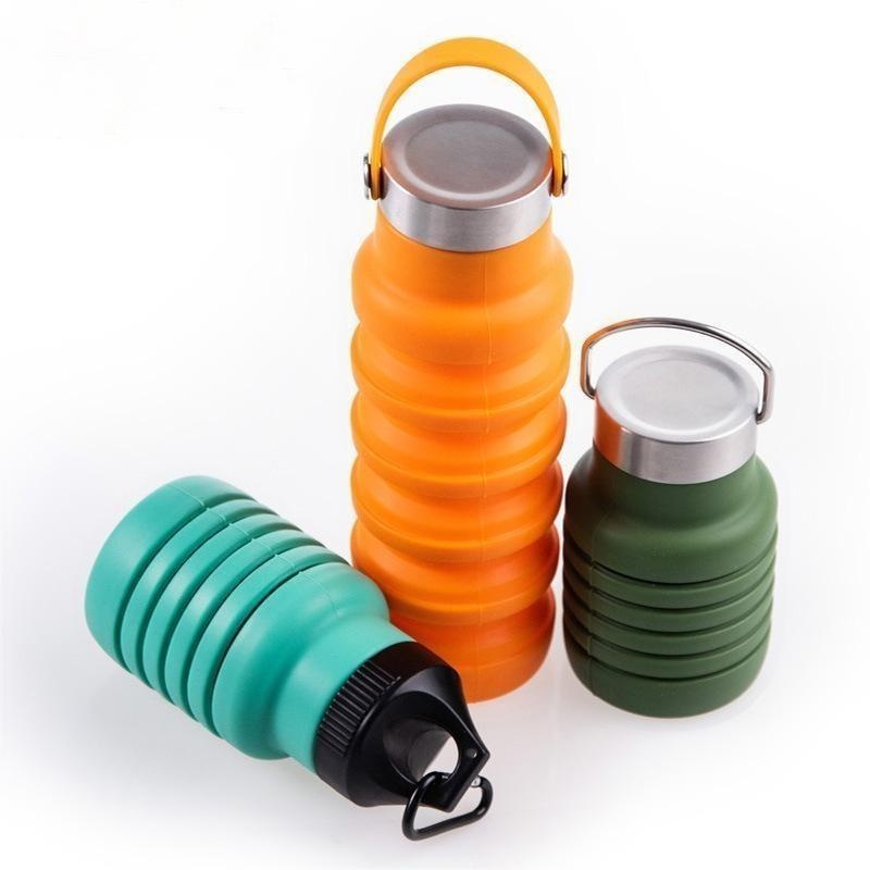 Silicone Sports Water Bottle Outdoor Retractable Bottles Large Capacity for Gym Fitness – Bottle and Water Bottle price