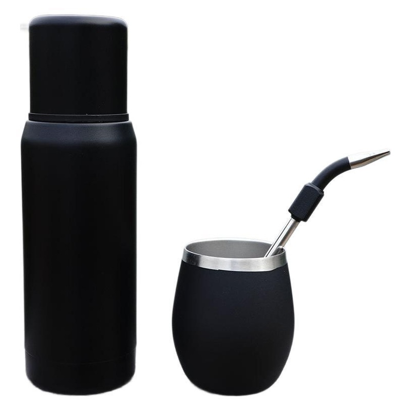 Sports Water Bottle and Mate Cup Combination Set, Large Capacity, Portable Insulated Water Bottle for Outdoor Climbing. – 304 Travel Kettle Set and Sports Water Bottle price