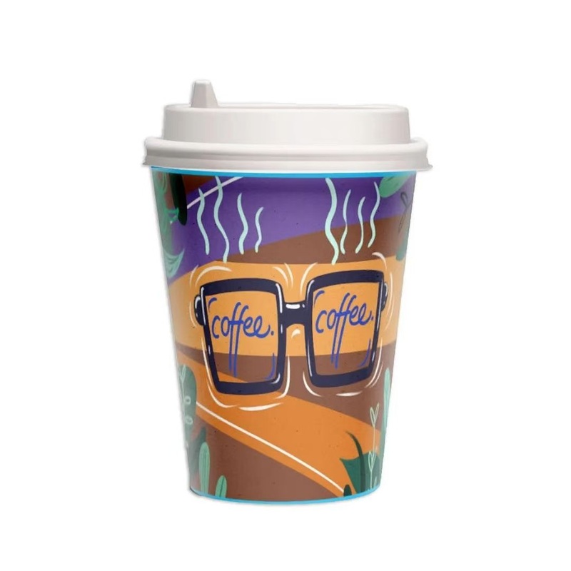 Vaso De Papel 2.5oz7oz/8oz/8boz/9oz/10oz/12oz/16oz 20oz 24oz Full Printing Single /Double/Ripple /Disposable Hot Drink Paper Cup – Cold Hot Coffee Paper Cup and Disposable Paper Cup price