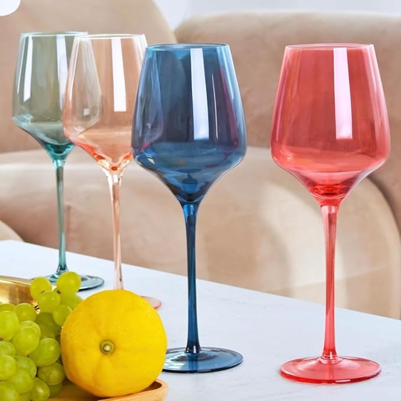 Versatile Multipurpose Wine Cups Ideal for Home Decor and Gifting – Wholesale Wine Glasses and Colorful Glass Cups price
