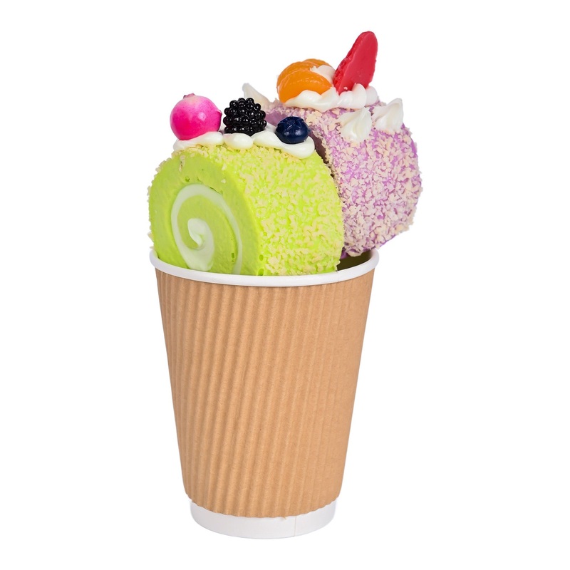 Wm208 20oz Biodegradable PLA Coated Paper Disposable Ripple Wall Paper Cup for Beverage – Coffee Paper Cup and Disposable Paper Cup price