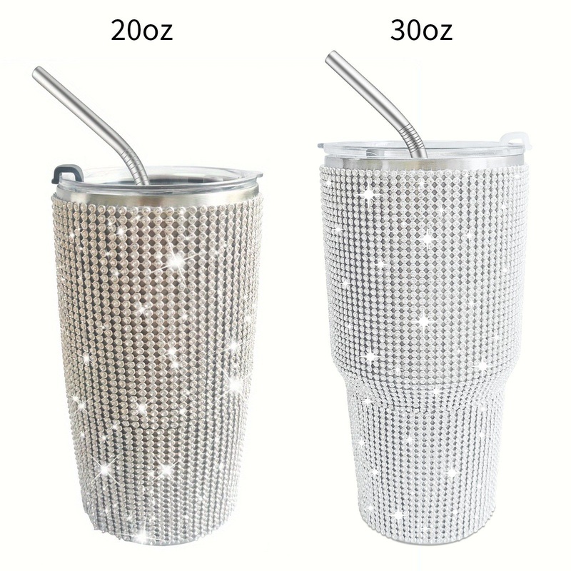304 Stainless Steel Insulated Luxury Diamond Rhinestone Water Bottle New Fashion Bling Thermos Travel Vacuum Flasks Thermoses – Sports Water Bottle and Rhinestone Tumbler price