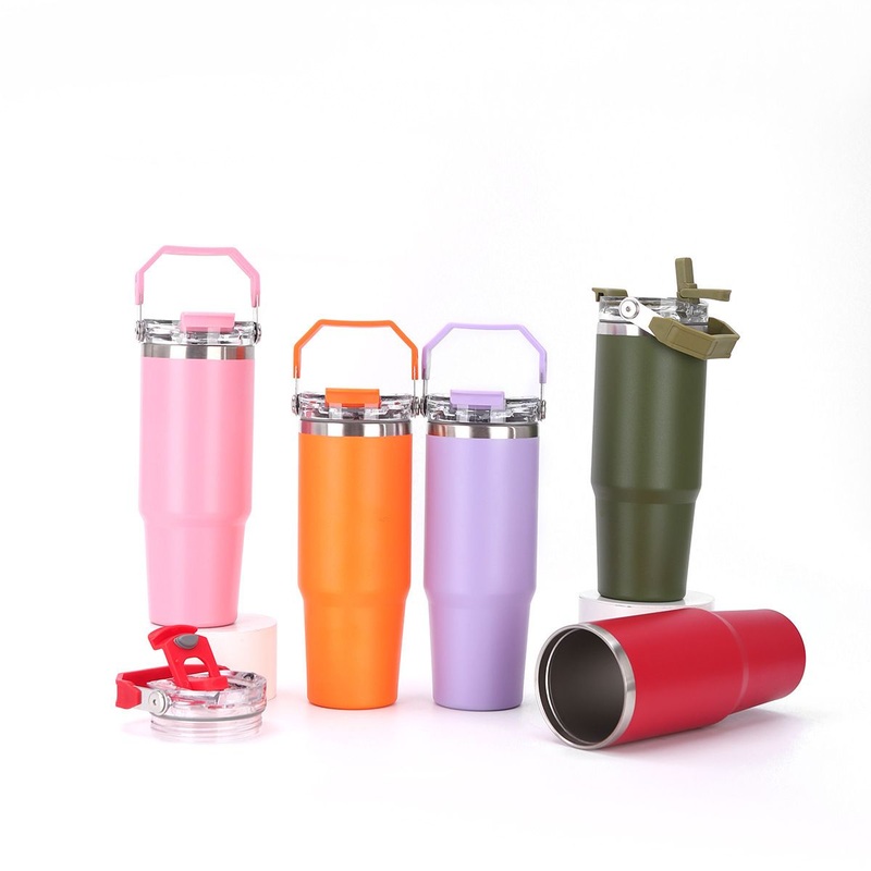 30oz Custom Insulated Water Bottles Portable 900ml Metal Durable Tumbler with 2 in 1 Lid – 30oz Custom Water Bottles and Insulated Water Bottles price