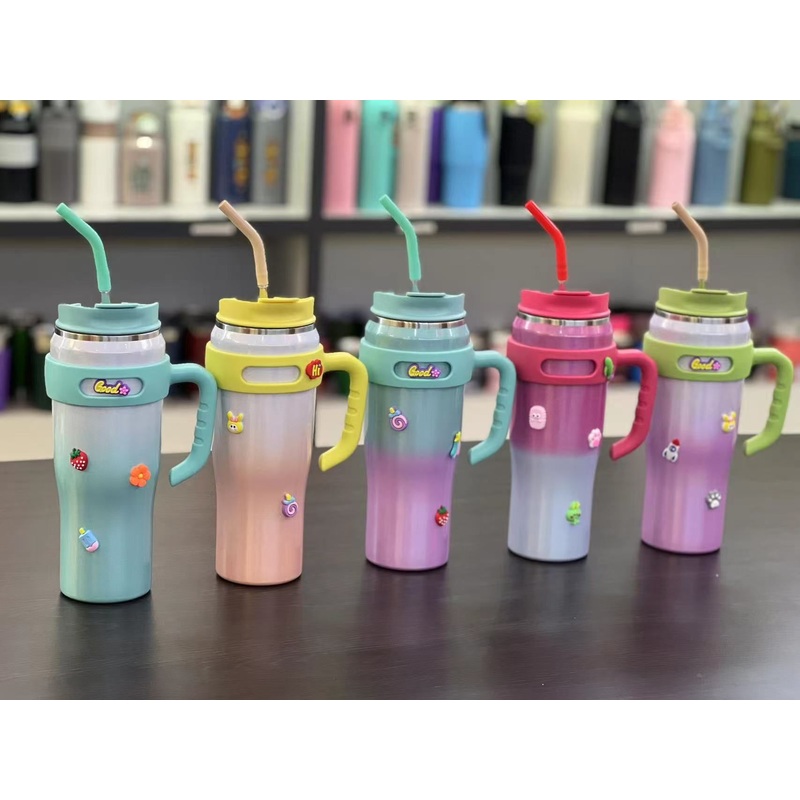 40oz Double Wall Insulated Tumbler for Cold Drinks Stainless Steel Coffee Tumbler – Tumbler with Lid and Straw and Travel Coffee Cup price