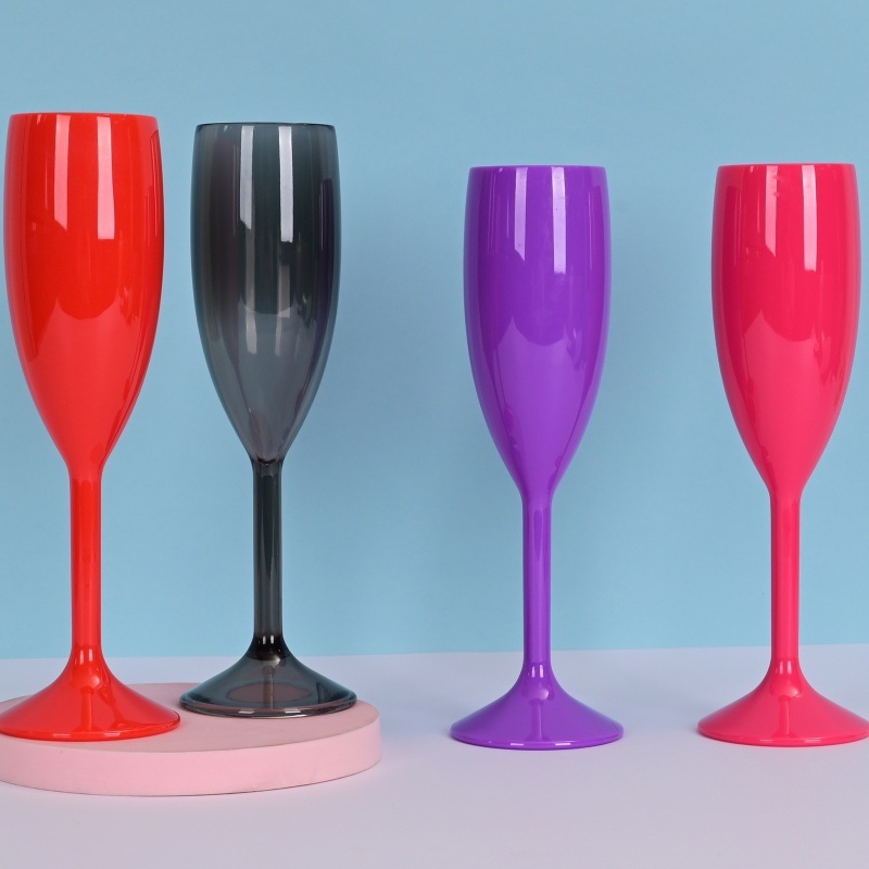 BPA Free Food Grade FDA Elegant Plastic Champagne Glasses Goblet Cchampagne Cup – Plastic Champagne Cup and Elegant Plastic Glasses price