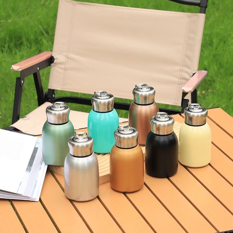 Portable 300ml Stainless Steel Cute Water Cup Children Belly Cup Mini Insulation Tumbler – Coffee Mugs and Stanleys Coffee Mug price