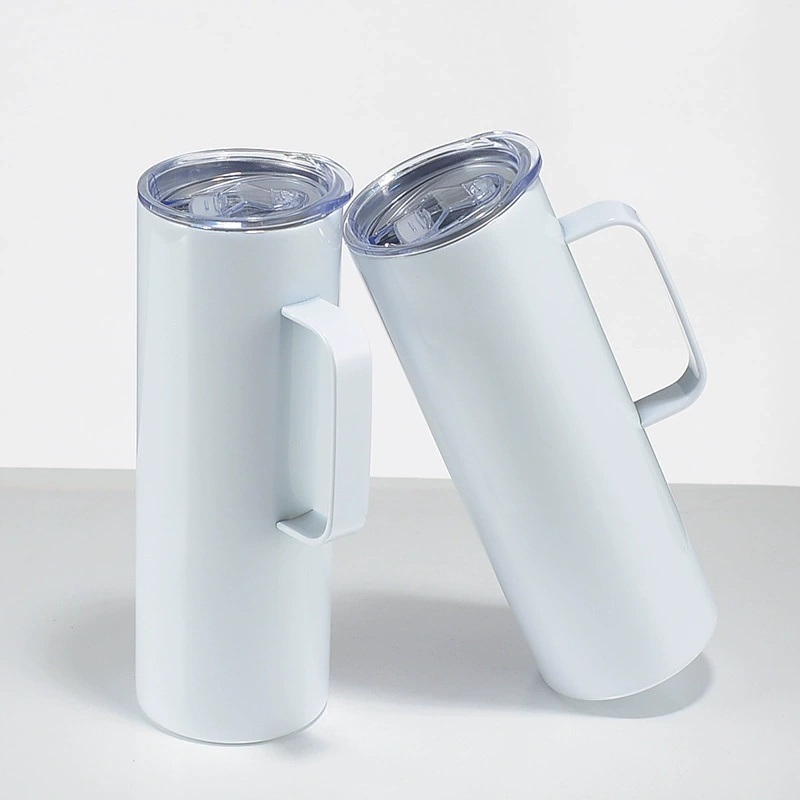 Stainless Steel Travel Vacuum Tumbler 20oz 30oz Coffee Mug Sublimation Wine Cup Coffee Mug with Handle – Sublimation Tumbler with Handle and 20 Oz Skinny Tumbler price