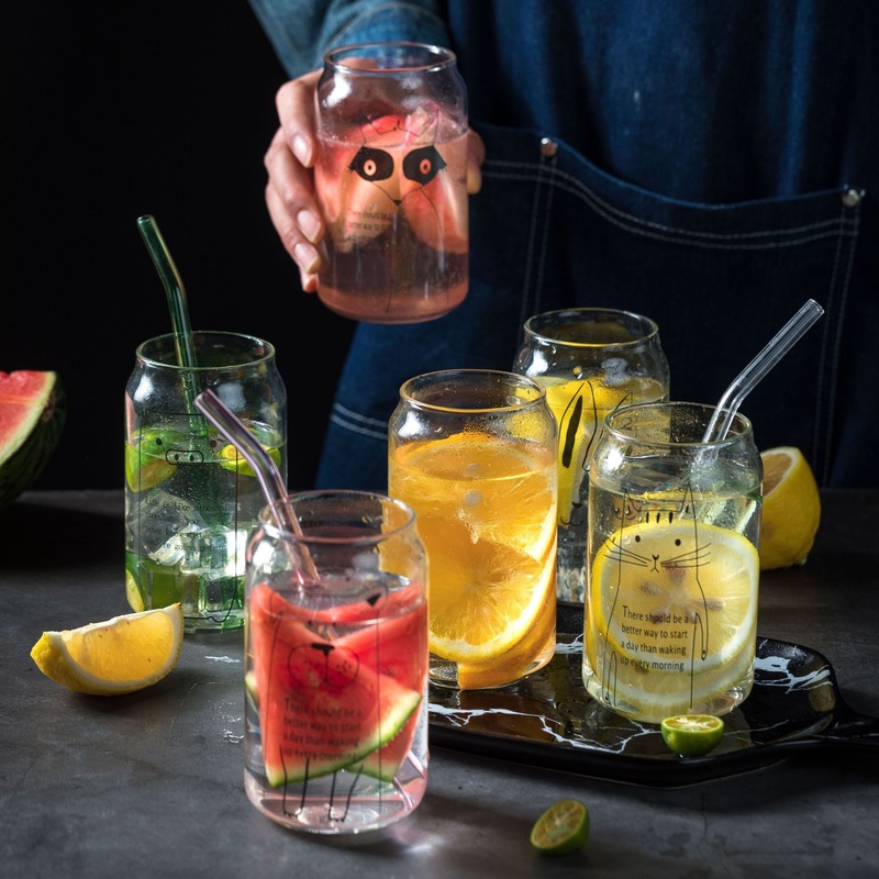 Transparent Glass Personalized Drinking Cup – Glass Bottle and Water Glass price