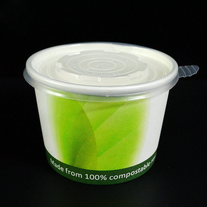 12oz Kraft Paper Soup Cup with PP Lid – Paper Soup Cup and Kraft Paper Cup price