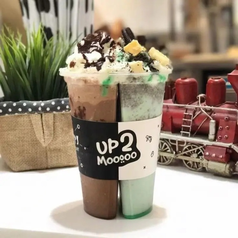 18/22/24oz Juice Bubble Tea Boba Plastic Cups with Lids Disposable PP Plastic Half Half Twin Cups Split Cup – Disposable PP Cups and Tea Boba Coffee Cups price