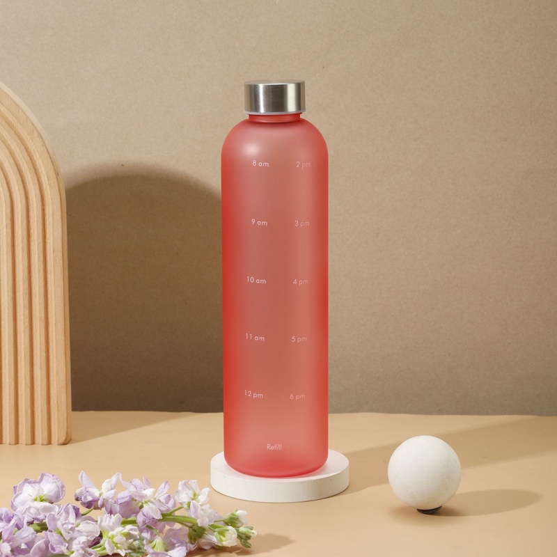 2024 Top Selling Large Capacity Time Marker Anti-Overflow Plastic Water Bottle with Custom Logo 1000ml – Sport Water Bottle and Drinking Bottle price