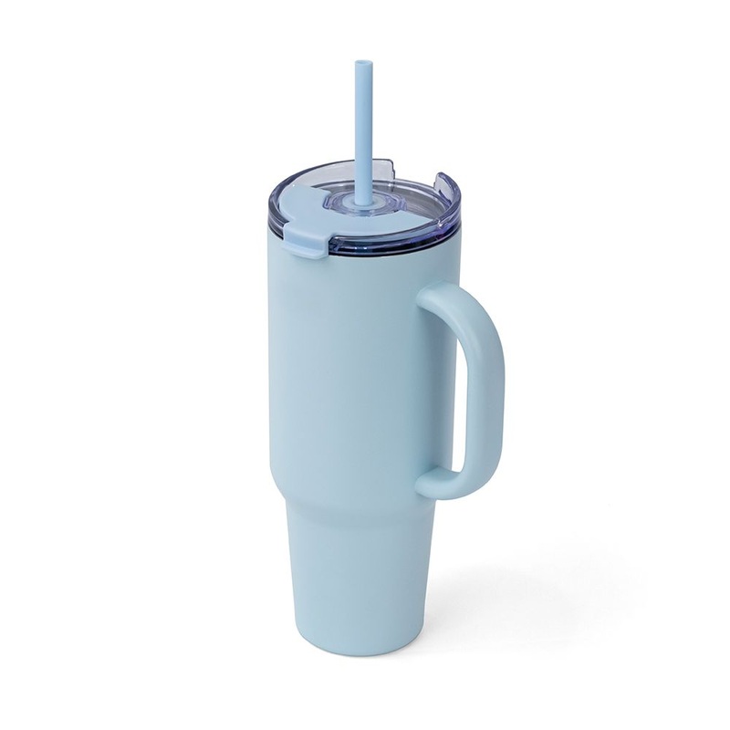 40 Oz Insulated Tumbler with Handle Stainless Steel Travel Coffee Mug and Custom Light Blue Tumbler Mug – Tumbler and Stainless Steel Tumbler price