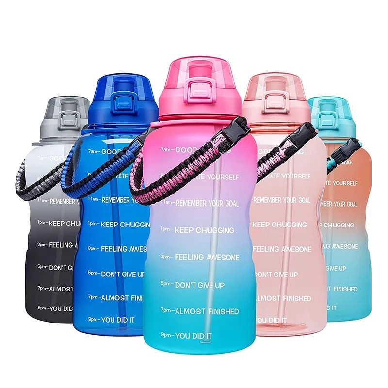 Amazon hot selling custom travel water bottle with handle for go out – sports water bottle and plastic water bottle price