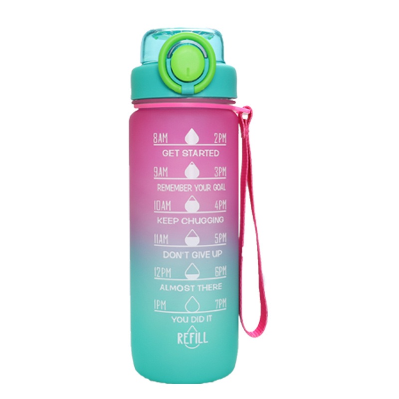 Custom Fashion Portable BPA Free Tritan Drinking Water Bottle with Handle – Plastic Sport Water Bottle and Wide Mouth Plastic Water Bottle price