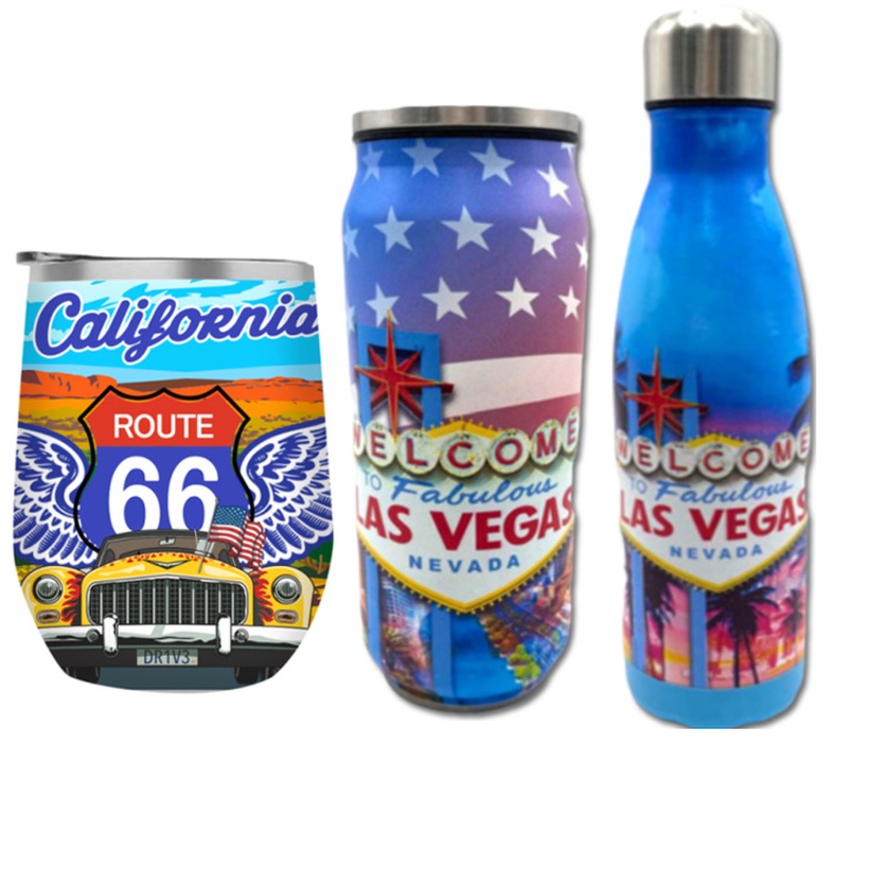 Custom Logo 12oz Stainless Steel Travel Mug Egg Shape Wine Tumbler Souvenir Route 66 Water Bottle – Souvenirs Water Bottle and Stainless Steel Water Bottle price