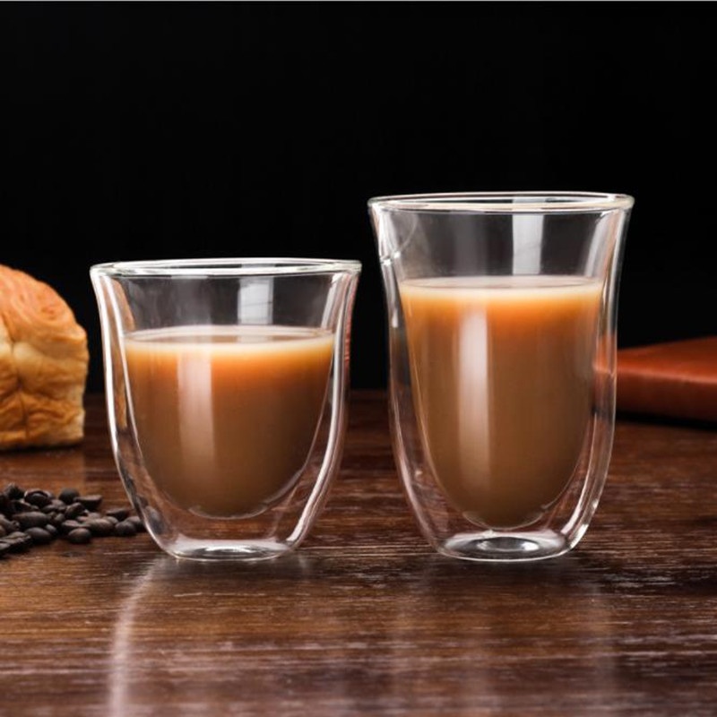 Double Bodum Heat Proof Borosilicate Glass Coffee Milk Mug 6oz 8oz – Mug and Bodum Cup price