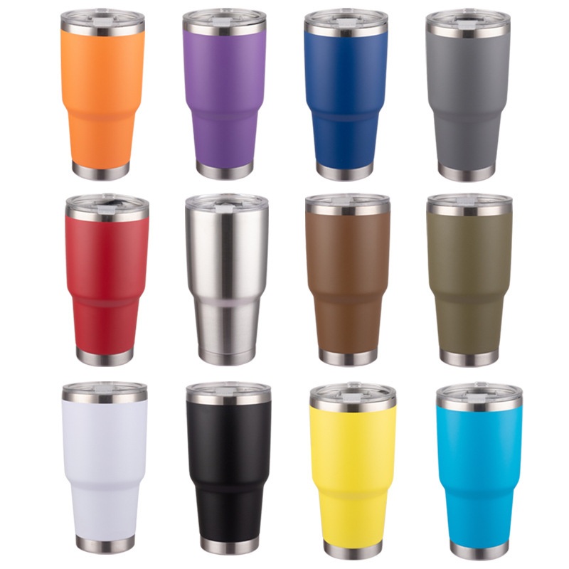 Double-Wall Travel Car Mug Stainless Steel 30oz Insulated Tumblers Coffee Mugs Cups – Mugs Cups and Travel Tumbler price