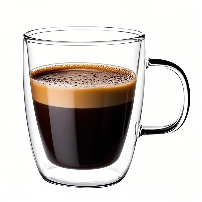 Double Walled Glass Coffee Cups Mugs Tall Insulated Mugs for Espresso, Latte, Cappuccino, Tea, Water, Juice, Milk Drinking – Glass Mugs and Double Wall Glass Mugs price