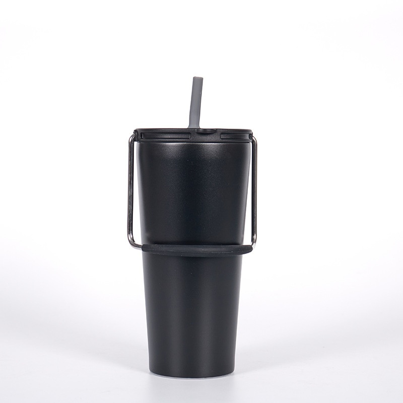 Office Portable Stainless Steel Water Bottle Simple Solid Color with Handle and Cover – Water Bottle and Thermal Mug price