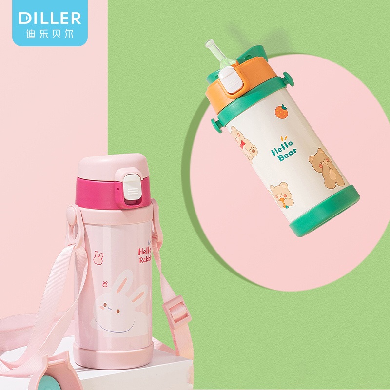 Stocked None Color Box Thermo Water Bottles with Straw LFGB – Water Bottles with Straw and Vacuum Insulated Water Bottle price