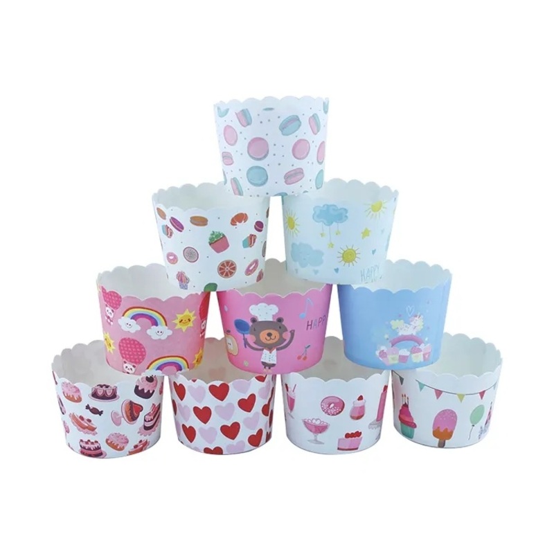 Wholesale OEM Cheap Cake Tools Cartoon Food Grade Paper Cups Cake Cup – Paper Baking Cups and Muffin Cupcake price