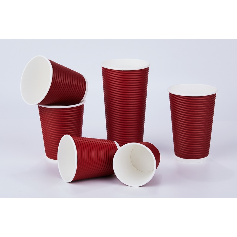 10 Oz Ripple Wall Cup Logo Printed Disposable Paper Coffee Cups – Paper Cup and Disposable Coffee Cup price
