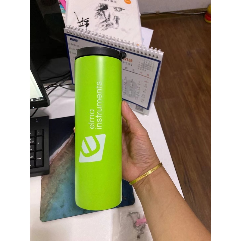 500ml Insulated Vacuum Tumbler with Neon Green and Logo – Coffee Mug and Vacuum Tumbler price