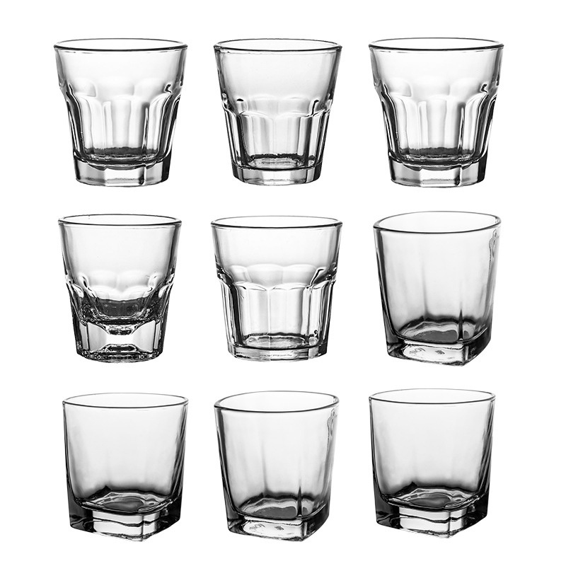 China Drinking Coffee Tea Whiskey Tumbler Clear Glass Mug Cup – Glassware and Coffee Cup price
