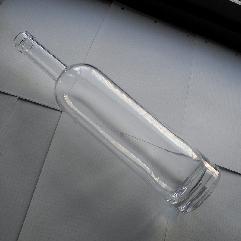China Glass Bottles Factory Wholesale Custom Design 500ml 750ml Clear Empty Gin Whiskey Liquor Brandy Vodka Wine Glass Bottle Liquor Rum Wine Champange Glass – Wine Bottle and Liquor Bottle price